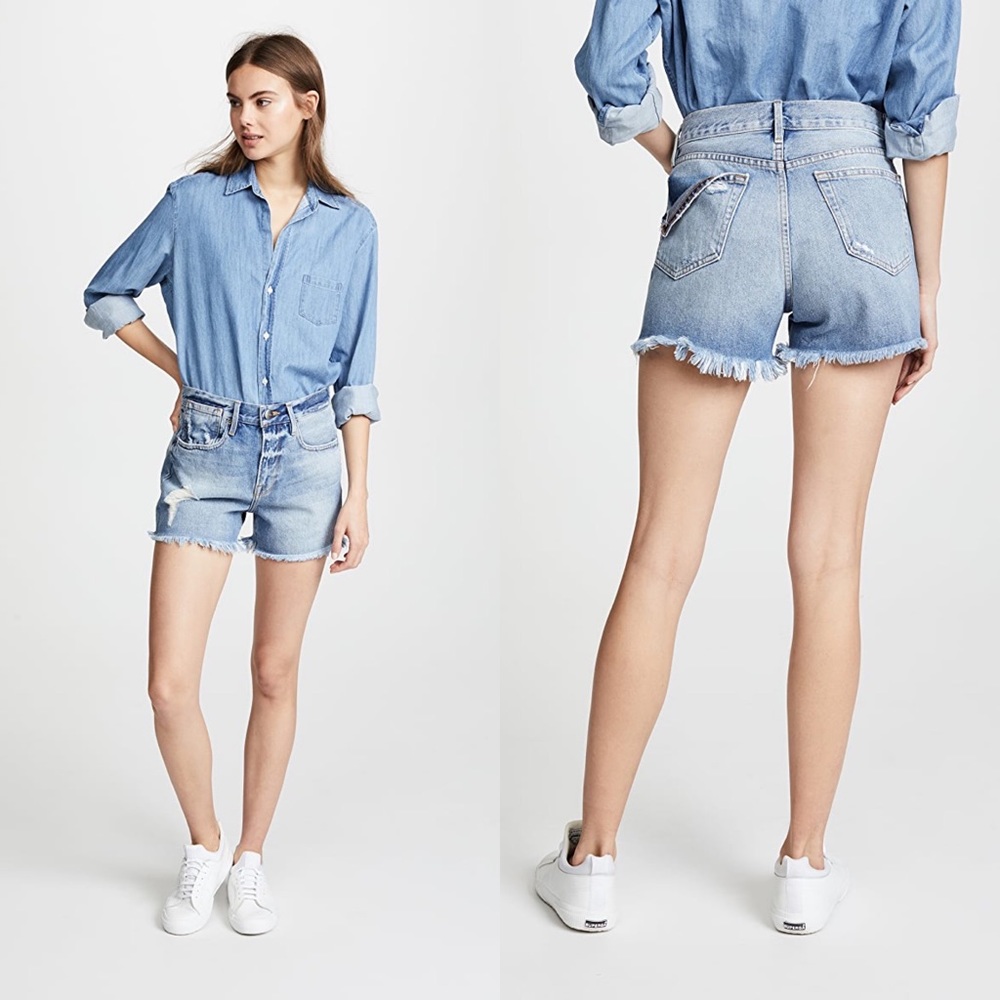 NWT Frame Denim Le Stevie Shorts